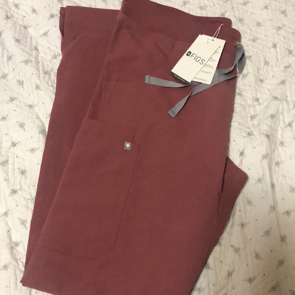 Figs mauve pants
